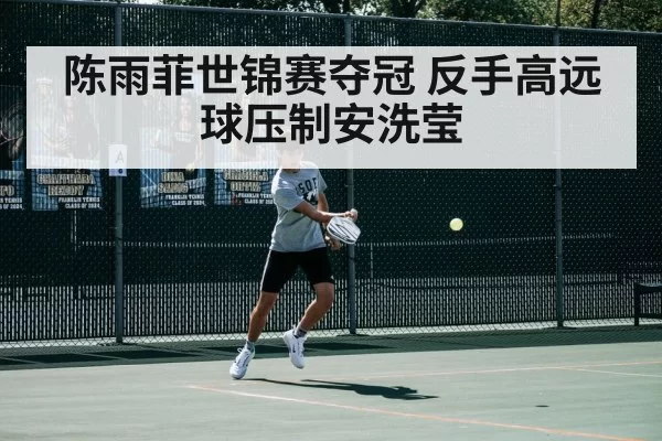 陈雨菲世锦赛夺冠 反手高远球压制安洗莹